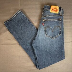 Levi’s Wedgie Straight Jeans High Rise Size 27 | Stretch Denim | Straight Leg